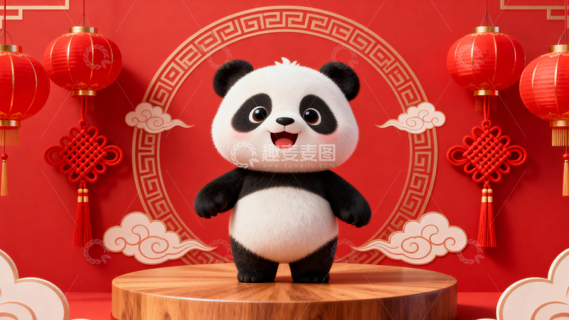 高清大图下载【趣麦麦图】新年元旦春节背景094