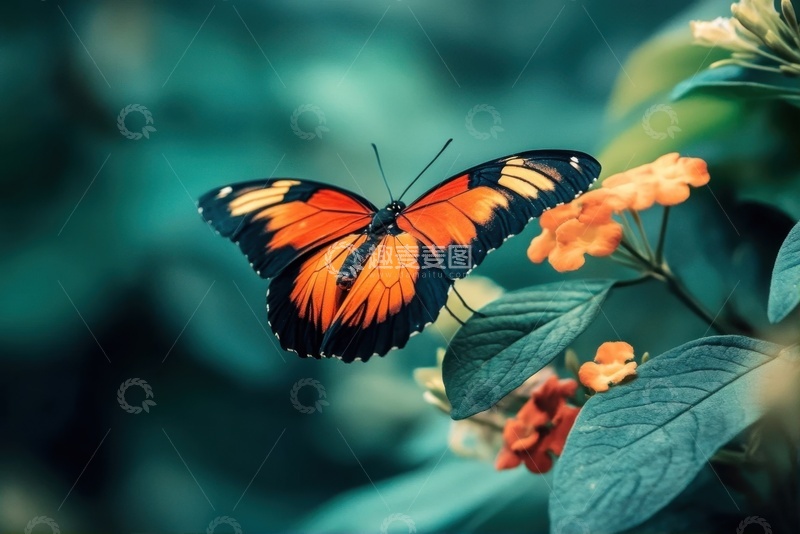 高清大图下载【趣麦麦图】飞舞的一只蝴蝶