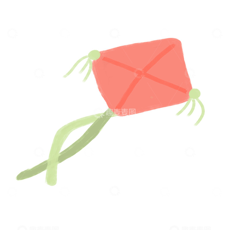 高清大图下载【趣麦麦图】-卡通风格风筝设计素材