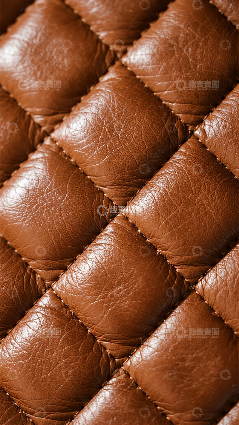 高清大图下载【趣麦麦图】棕色编织皮革特写