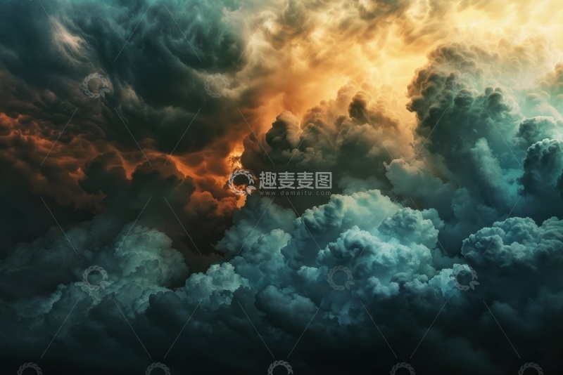 高清大图下载【趣麦麦图】黑色的雷云摄影