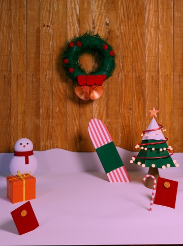 圣诞装饰场景设计