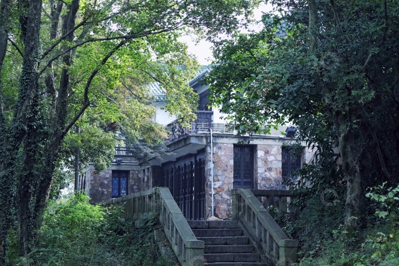 高清大图下载【趣麦麦图】森林石阶小径