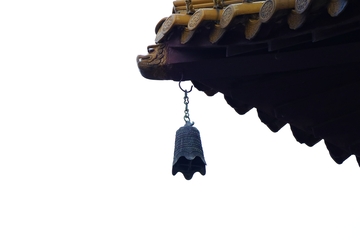 古风屋檐风铃装饰