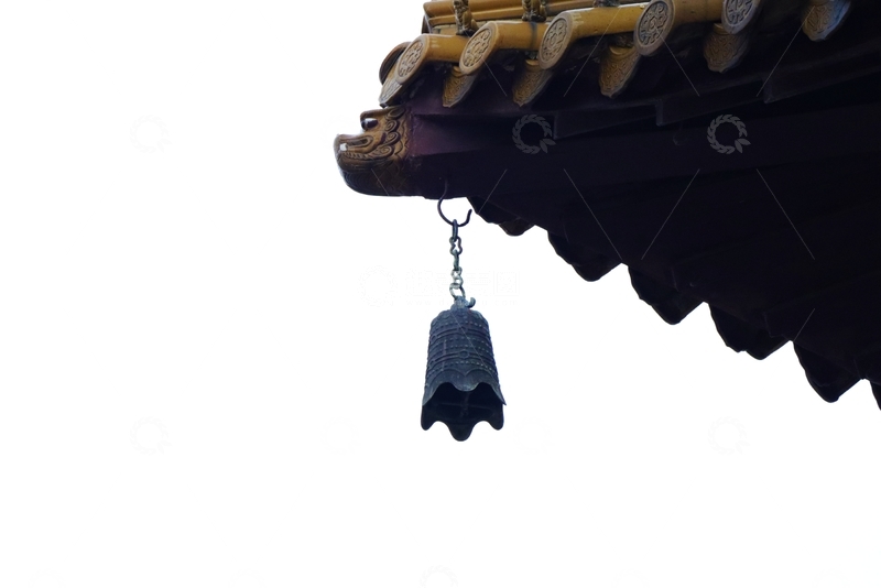 高清大图下载【趣麦麦图】古风屋檐风铃装饰