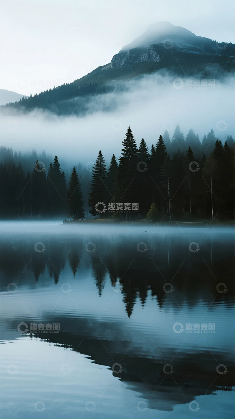 高清大图下载【趣麦麦图】山水雾霭风光摄影