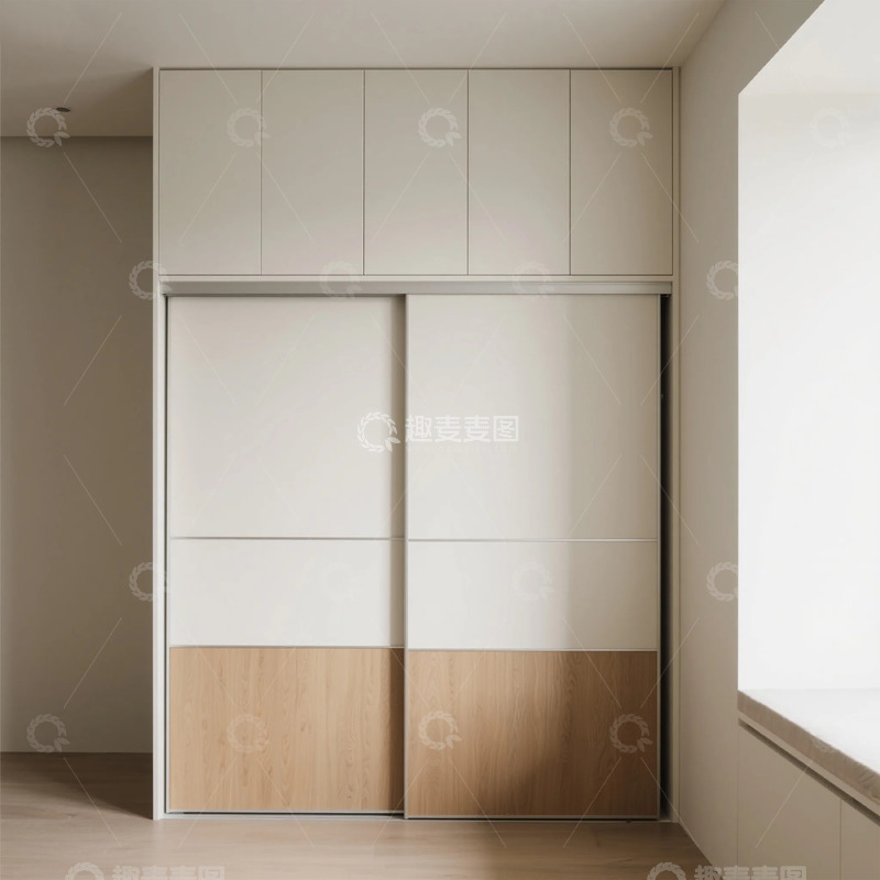高清大图下载【趣麦麦图】现代简约衣柜设计案例
