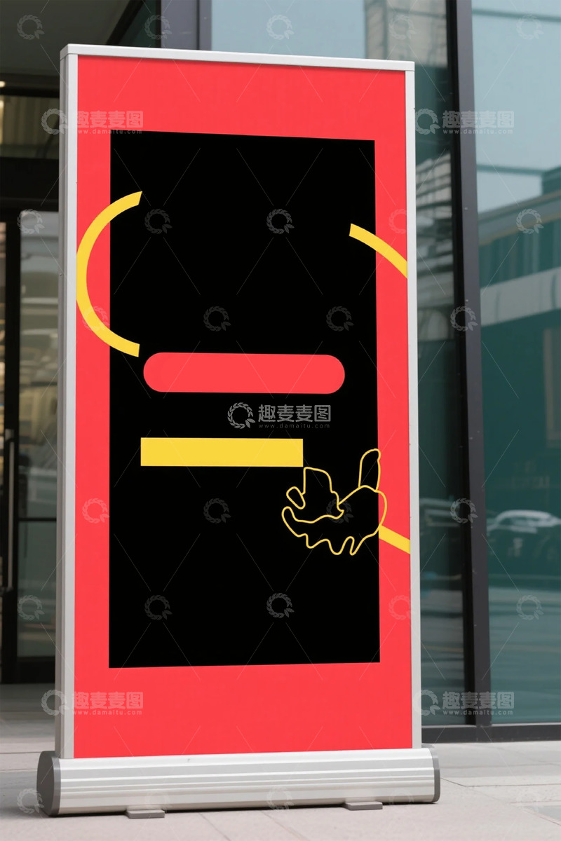 高清大图下载【趣麦麦图】简约指示牌设计