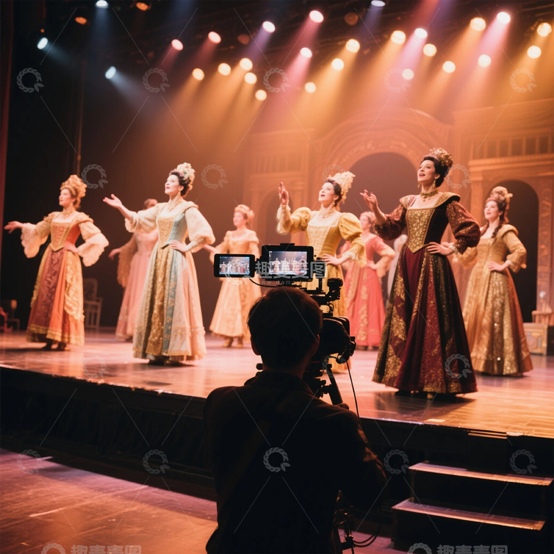 高清大图下载【趣麦麦图】舞台演出录像现场