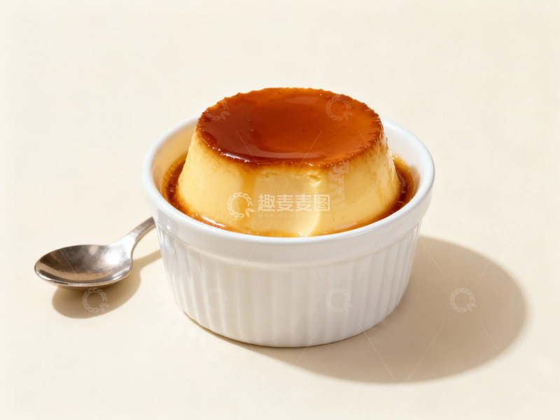 高清大图下载【趣麦麦图】奶油布丁甜点美食摄影