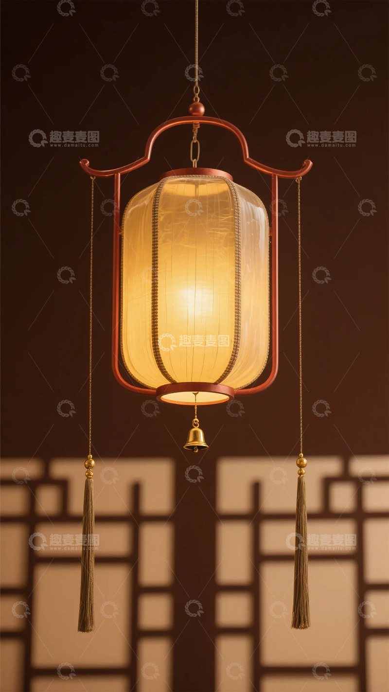 高清大图下载【趣麦麦图】古典中式灯笼吊灯装饰