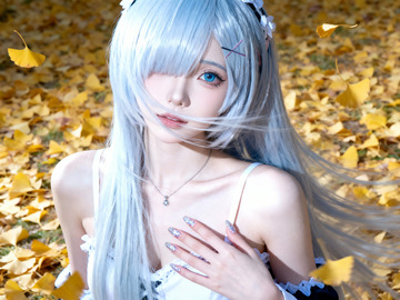 cos雷姆的服装可爱的女生3