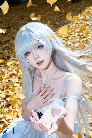 cos雷姆的服装可爱的女生5