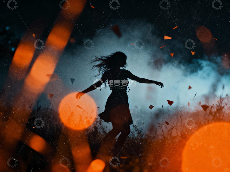 高清大图下载【趣麦麦图】粗颗粒胶片质感梦幻光1