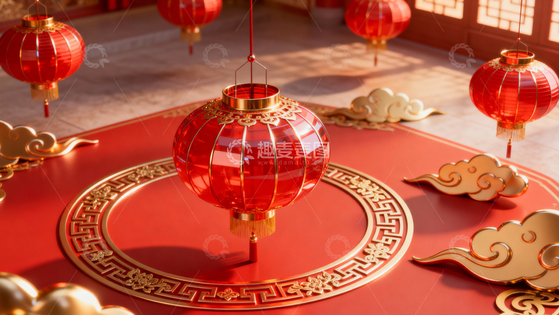 高清大图下载【趣麦麦图】 新年元旦春节背景119