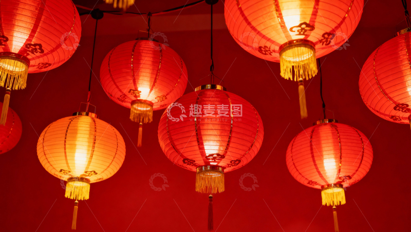 高清大图下载【趣麦麦图】新年元旦春节背景131