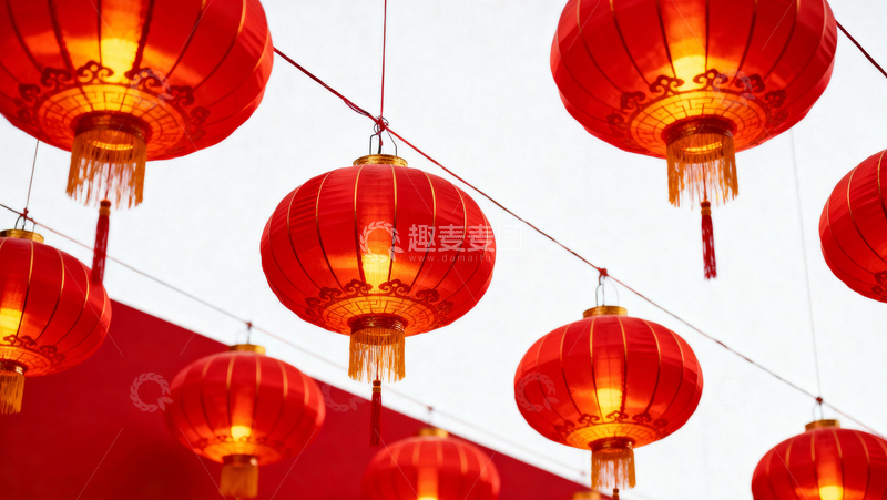 高清大图下载【趣麦麦图】新年元旦春节背景130