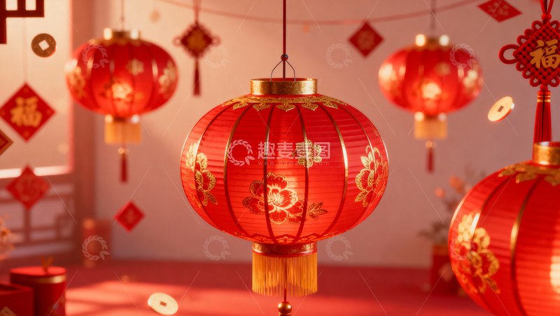 高清大图下载【趣麦麦图】 新年元旦春节背景111