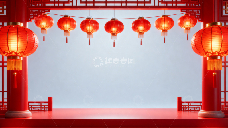 高清大图下载【趣麦麦图】 新年元旦春节背景112