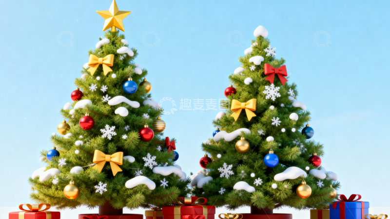 高清大图下载【趣麦麦图】圣诞节背景098
