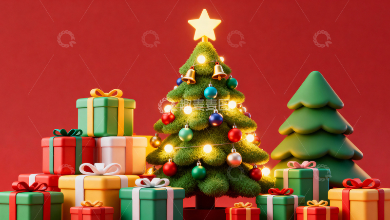 高清大图下载【趣麦麦图】圣诞节背景093