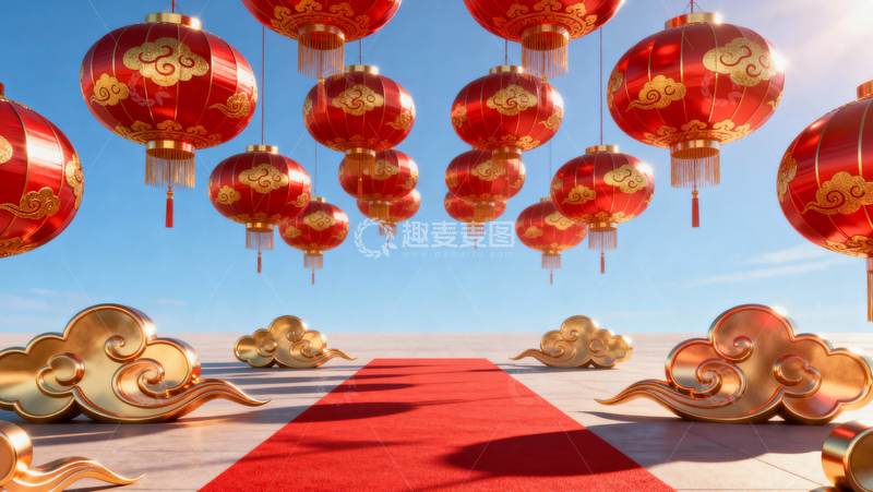 高清大图下载【趣麦麦图】 新年元旦春节背景117