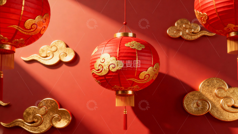 高清大图下载【趣麦麦图】新年元旦春节背景126