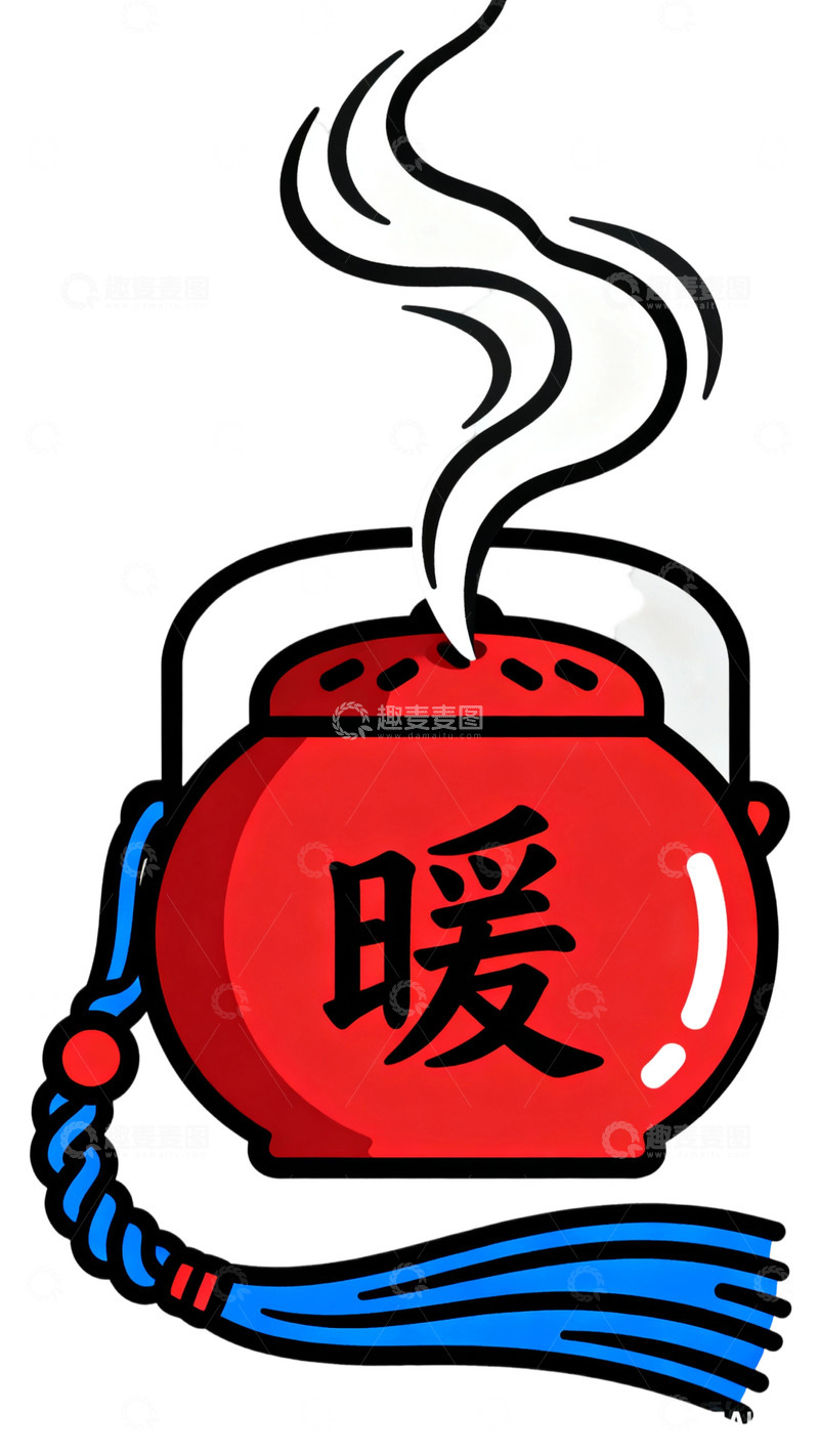 高清大图下载【趣麦麦图】冬日茶壶素材