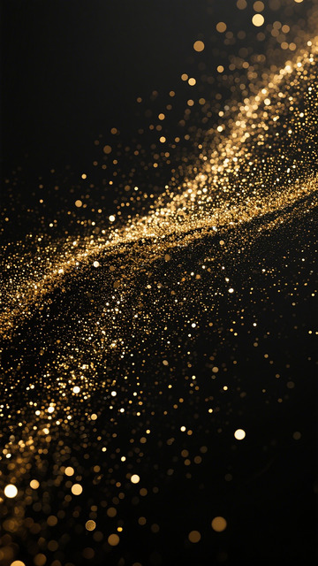 金色星光梦幻背景