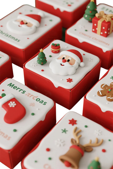 圣诞礼盒装饰设计素材