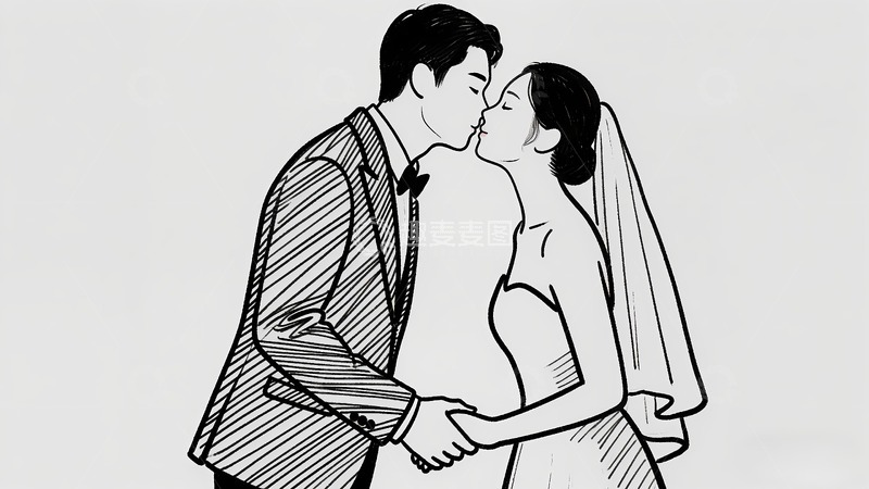 高清大图下载【趣麦麦图】一对结合的情侣