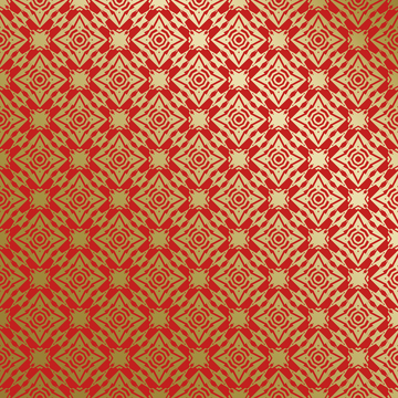 红金中式喜庆花纹背景661