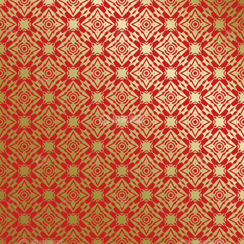 源文件下载【趣麦麦图】红金中式喜庆花纹背景661