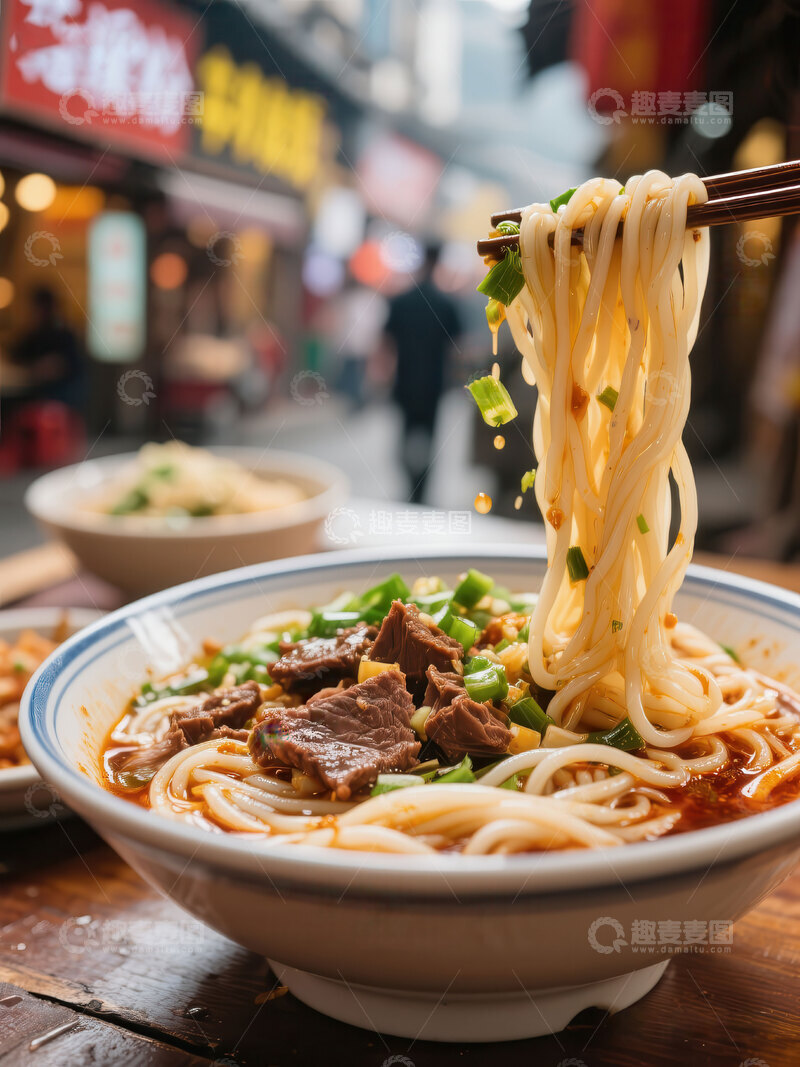 高清大图下载【趣麦麦图】牛肉粉  汤清   乡愁      