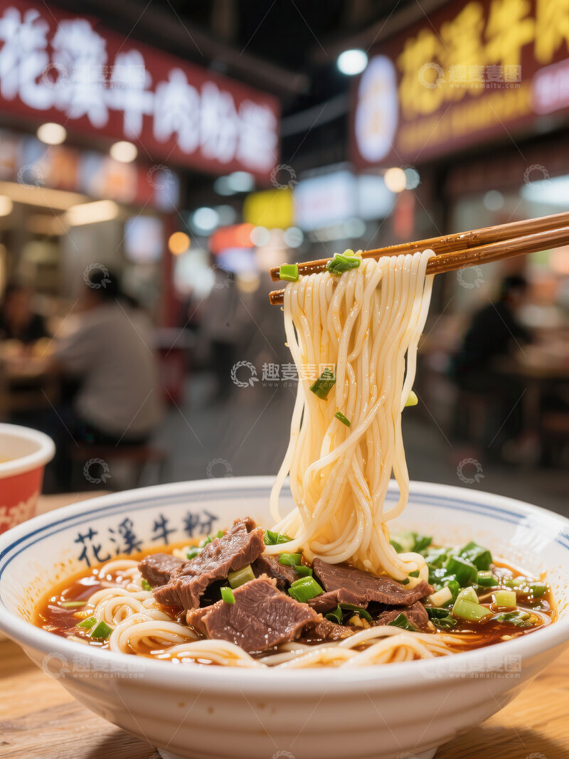 高清大图下载【趣麦麦图】牛肉粉  汤清  文化