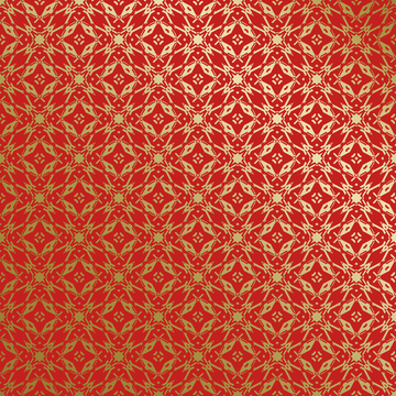 红金中式喜庆花纹背景682