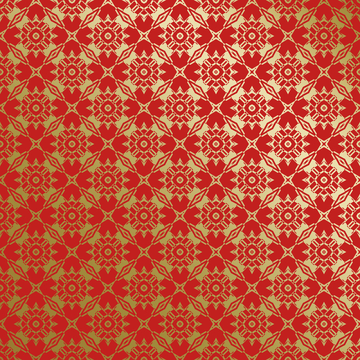 红金中式喜庆花纹背景672