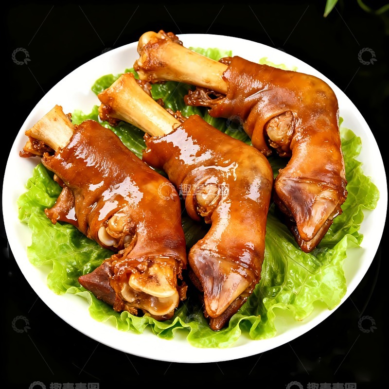 高清大图下载【趣麦麦图】美味麻辣羊蹄