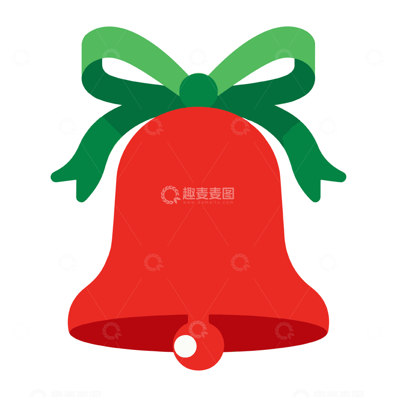 源文件下载【趣麦麦图】卡通圣诞铃铛装饰元素
