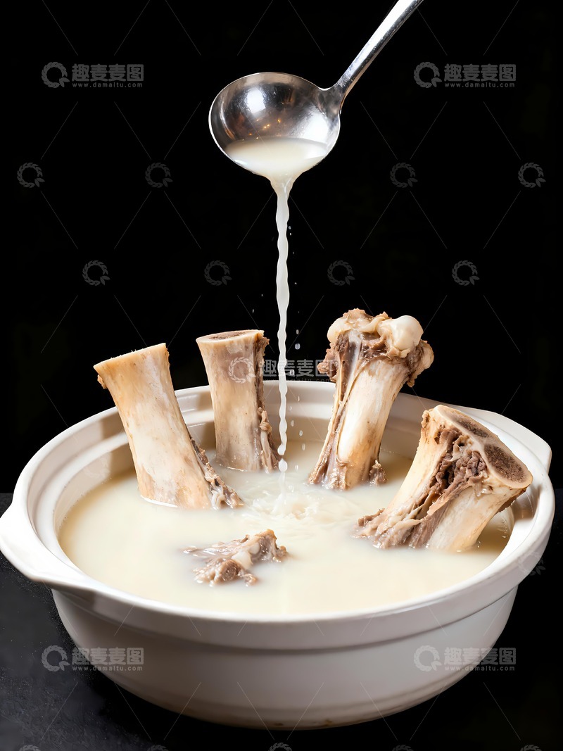 高清大图下载【趣麦麦图】骨头汤大骨汤