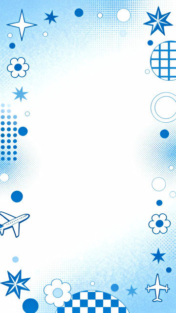 蓝调网格元素的简约装饰背景