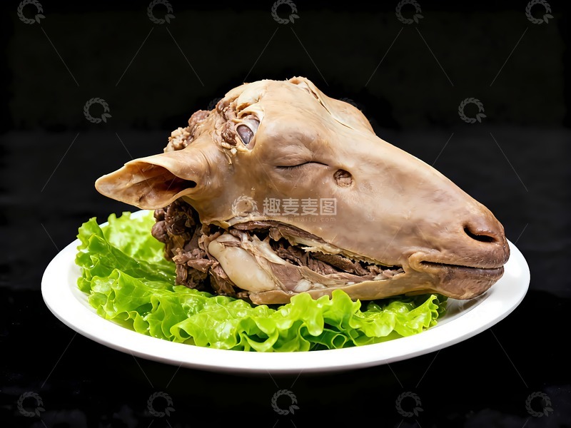 高清大图下载【趣麦麦图】一颗美味羊头