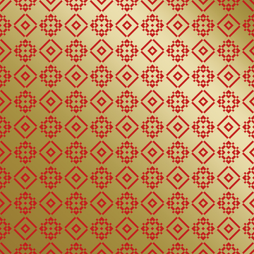 红金中式喜庆花纹背景705