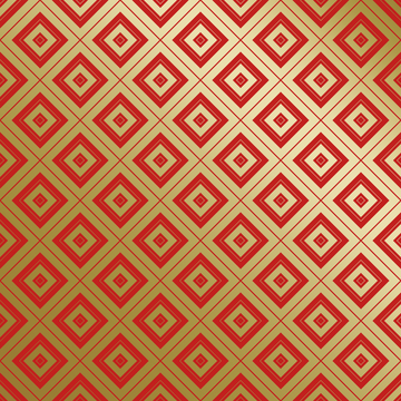 红金中式喜庆花纹背景695