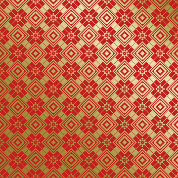 红金中式喜庆花纹背景700