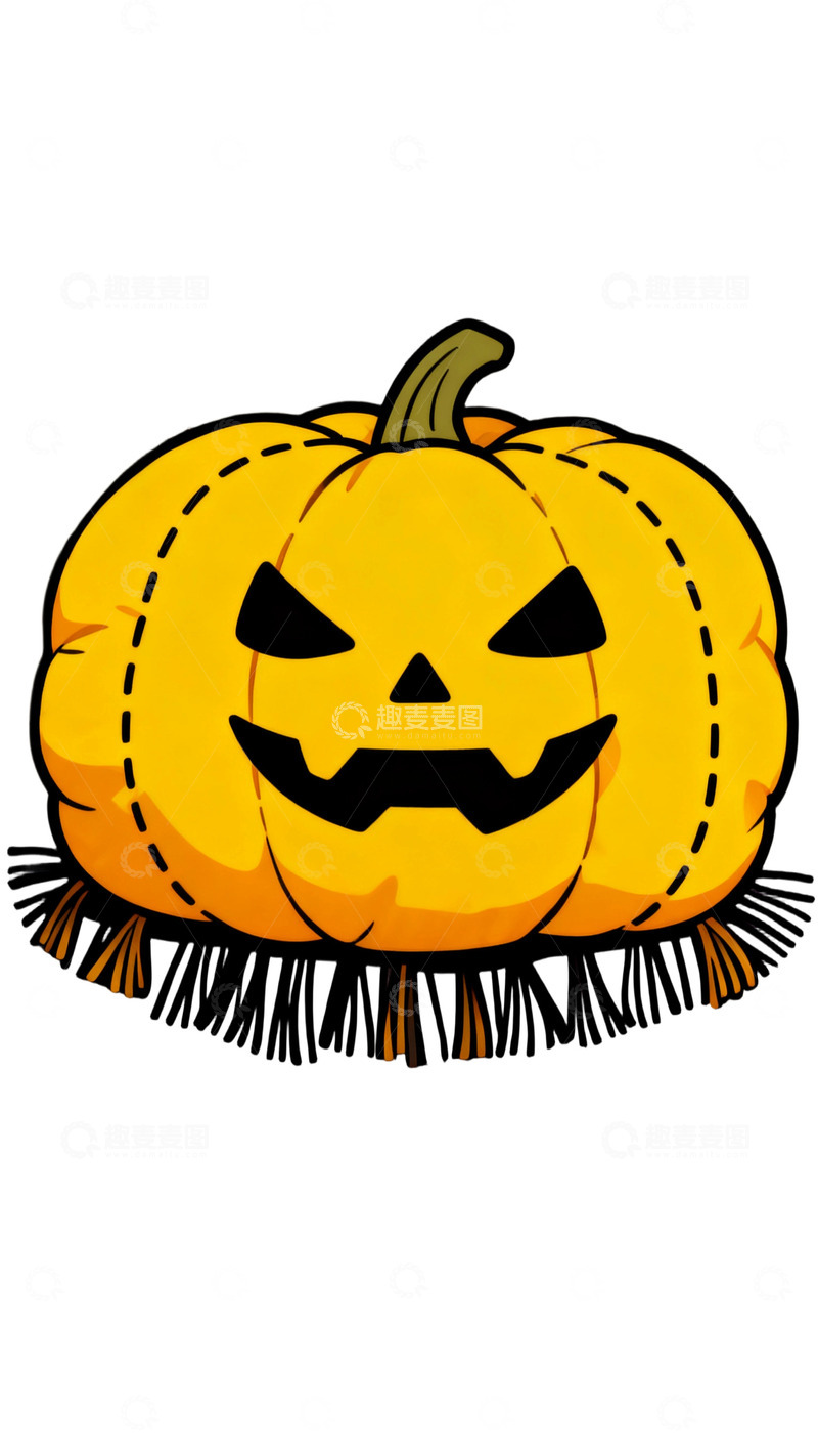 高清大图下载【趣麦麦图】万圣节搞怪南瓜
