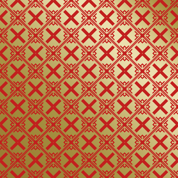 红金中式喜庆花纹背景691