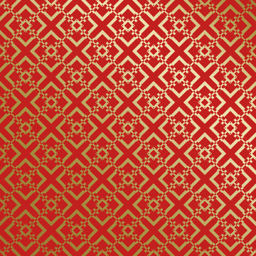 红金中式喜庆花纹背景711