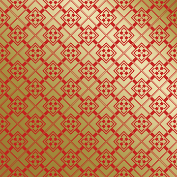 红金中式喜庆花纹背景717