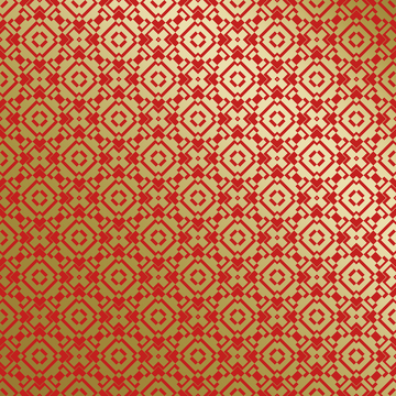 红金中式喜庆花纹背景716